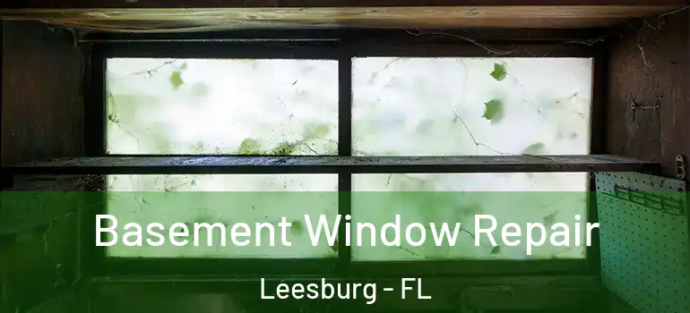 Basement Window Repair Leesburg - FL