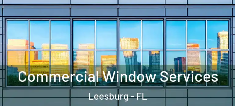 Commercial Window Services Leesburg - FL