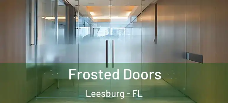 Frosted Doors Leesburg - FL