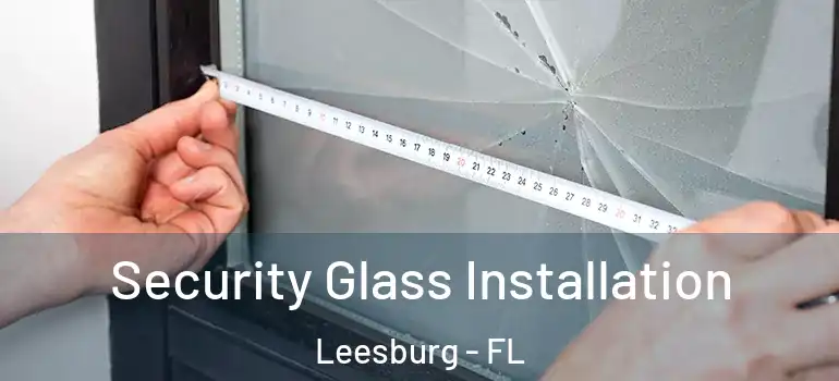 Security Glass Installation Leesburg - FL