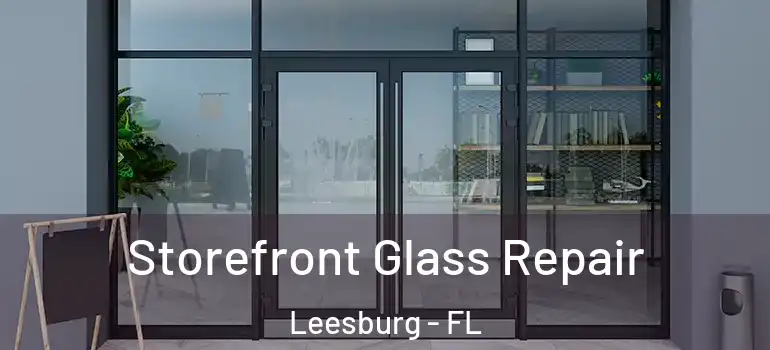 Storefront Glass Repair Leesburg - FL