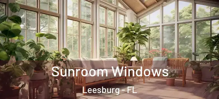 Sunroom Windows Leesburg - FL