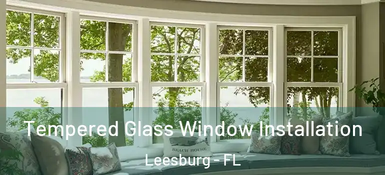 Tempered Glass Window Installation Leesburg - FL