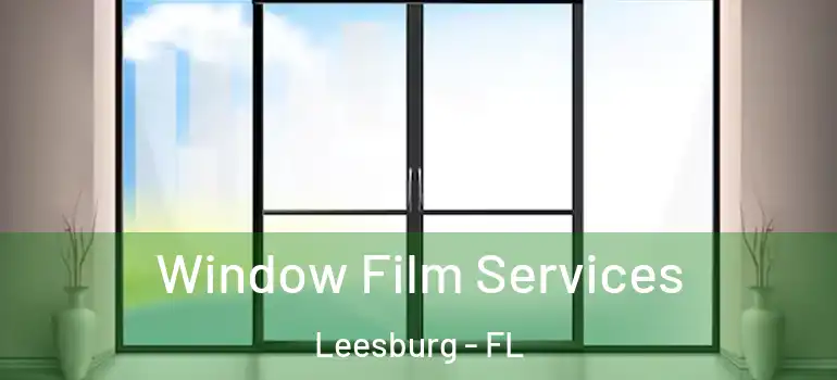 Window Film Services Leesburg - FL
