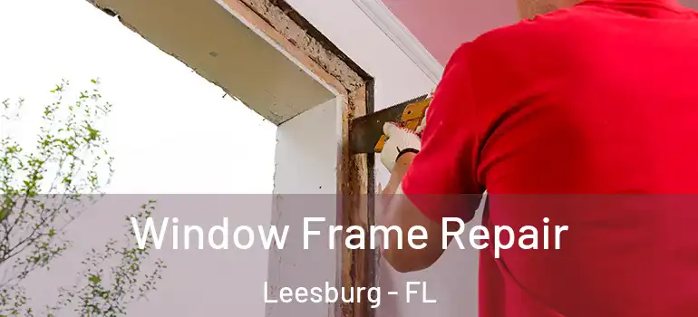 Window Frame Repair Leesburg - FL