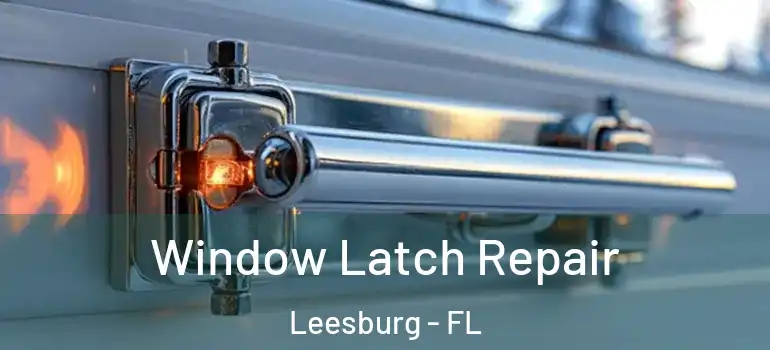 Window Latch Repair Leesburg - FL